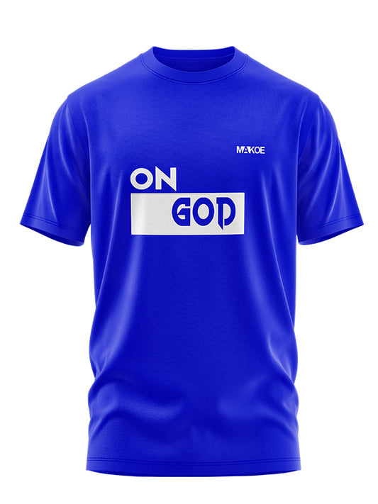 ON God (Original) - Blue T-Shirt (White Logo)