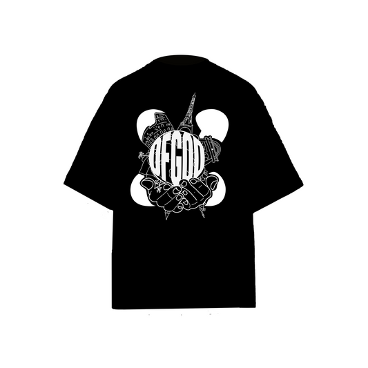 Whole World in His Hands "Globe" - Black Short Sleeve T-shirt