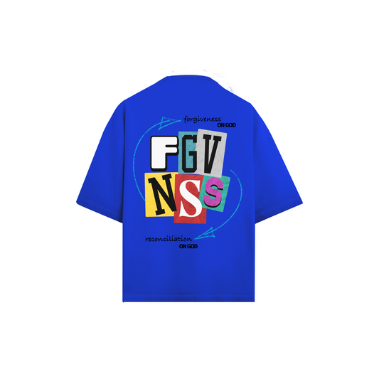 Forgiveness - Blue Short Sleeve T-shirt