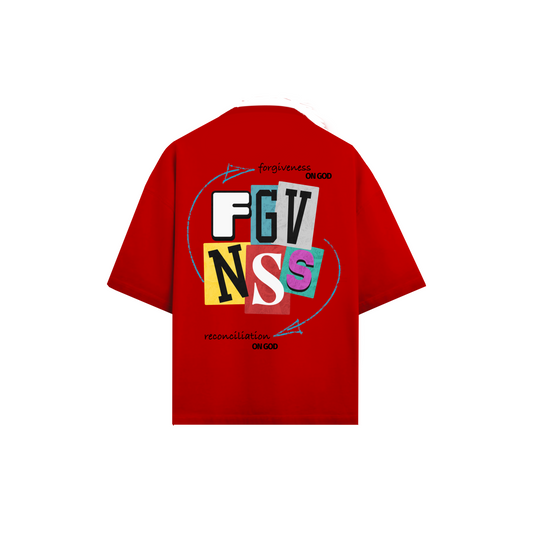 Forgiveness - Red Short Sleeve T-shirt