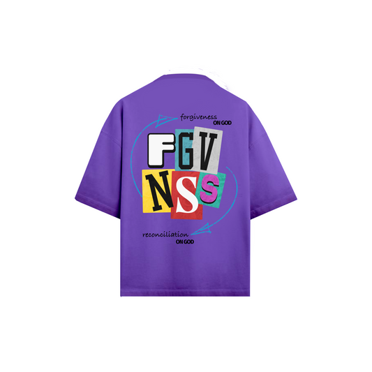 Forgiveness - Purple Short Sleeve T-shirt